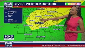 Thursday midday weather forecast
