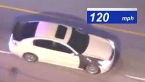 Police chase suspect clocked at 120 mph