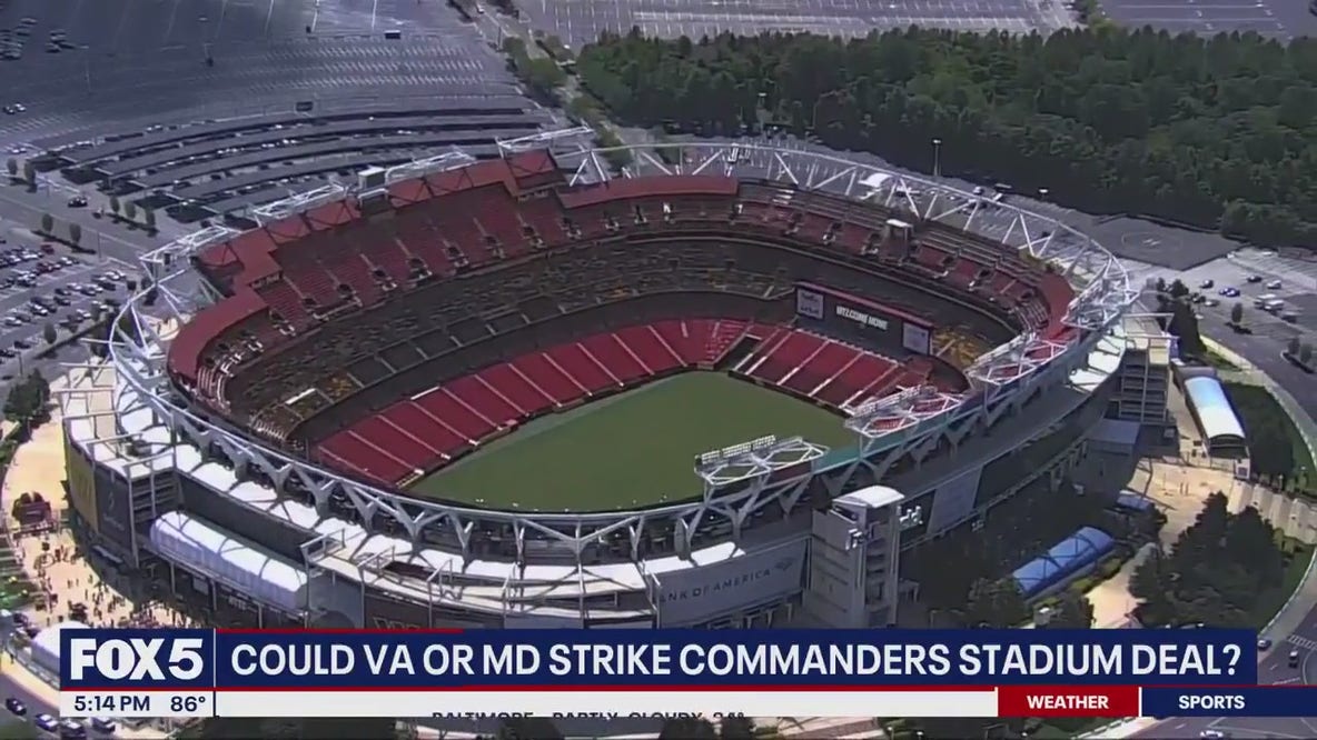 Virginia, Maryland could make bids for Commanders stadium