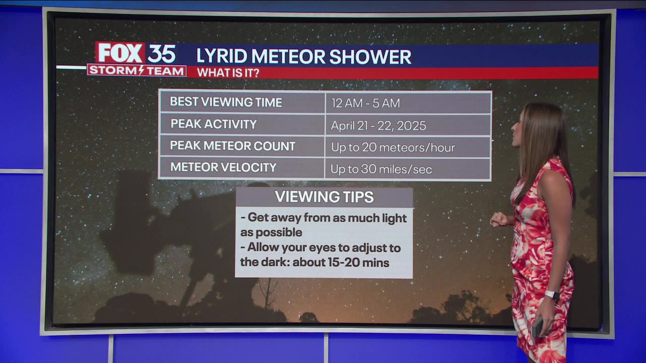 Lyrid Meteor Shower: When and how to watch in Central Florida