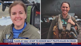 Flags at half-staff to honor Navy pilots killed in cfrash