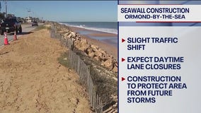 Seawall construction this week in Volusia County