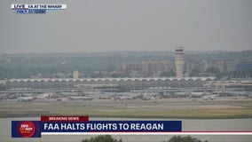 Fire alarm in Reagan National Airport control tower pauses flights, causes delays