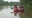 Celebrating in a kayak