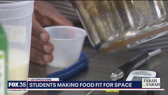 UCF students experiment with cooking space food