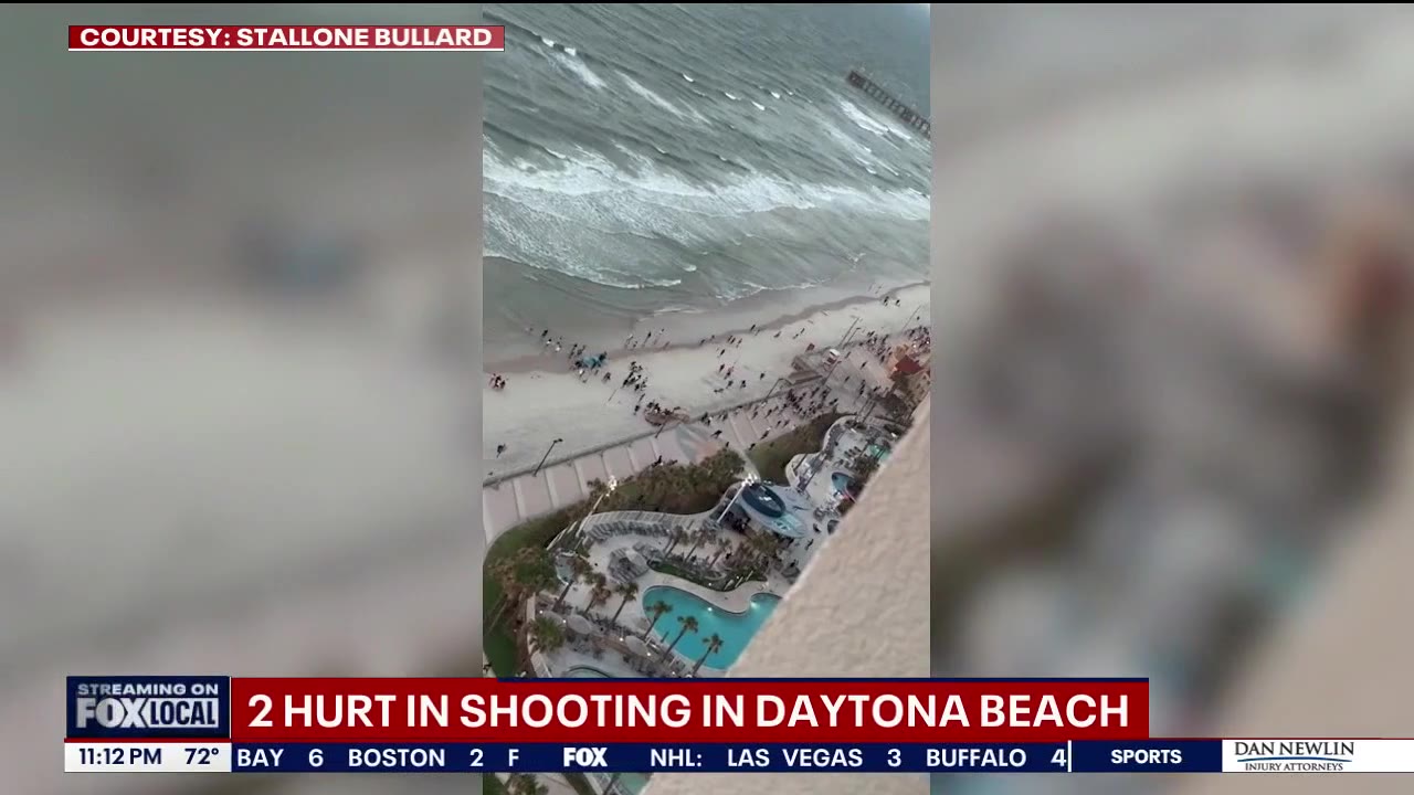Witness video appears to show Daytona Beach shooting