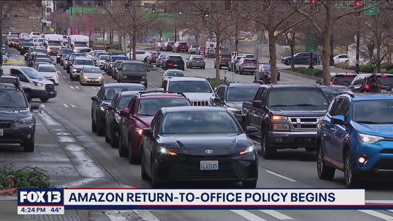 Seattle traffic picks up as Amazon employees return to work