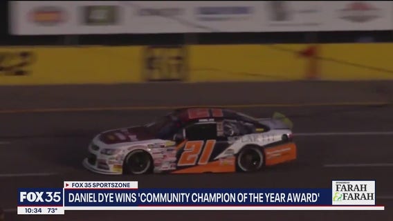 Daniel Dye wins community award for his nonprofit organization