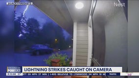 Lightning strikes caught on camera