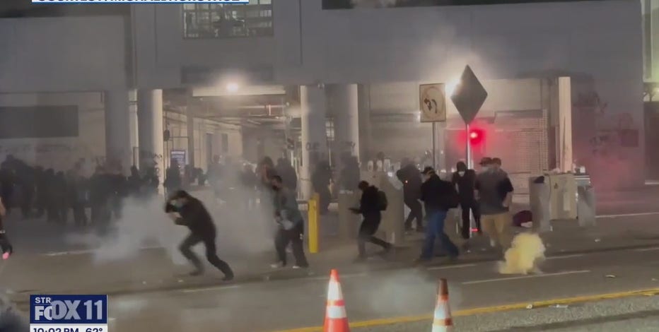 LA ICE protests, Day 2: Paramount at center of clashes between feds, civilians; car fires; rocks thrown at CBP