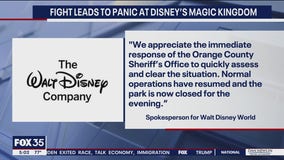 Fight leads to panic at Disney's Magic Kingdom