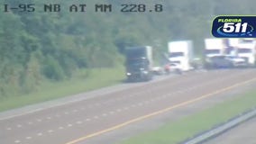 1 dead, 1 seriously injured after I-95 crash near Mims