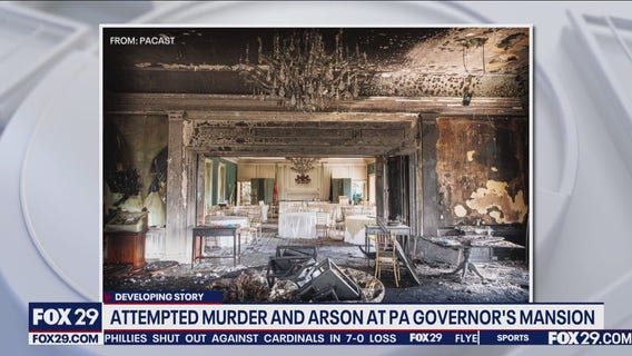 Arson at Gov. Shapiro's home: Pictures of damage at Governor's Mansion released