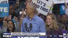 NJ governor's race: Obama campaigns with Sherrill at North Jersey rally
