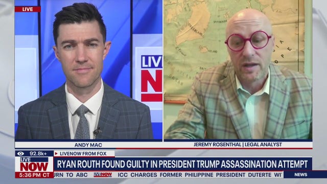Ryan Routh found guilty of Trump assassination attempt