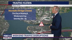 Weekend traffic closures around Seattle