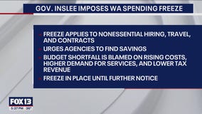 Gov. Inslee imposes WA spending, hiring freeze