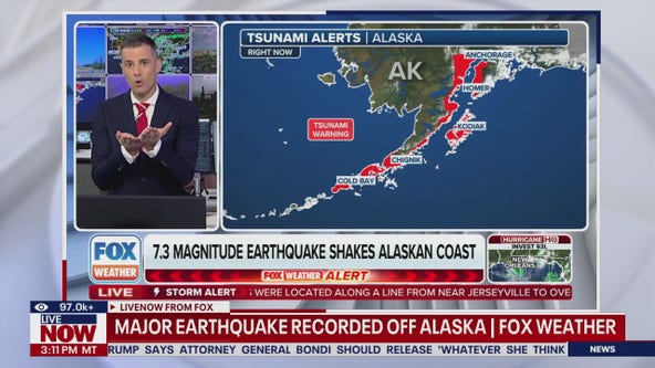 Tsunami warning downgraded to advisory after 7.3 earthquake rocks Alaska coast