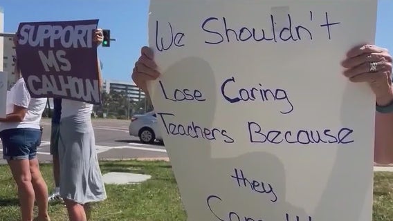 Brevard school board recesses twice during meeting amid disruptions over teacher’s contract