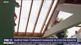 Tornado rips off home roof in Cocoa Beach