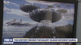 History behind Maury Island incident mural