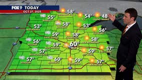 MN weather: Bright and breezy on Monday
