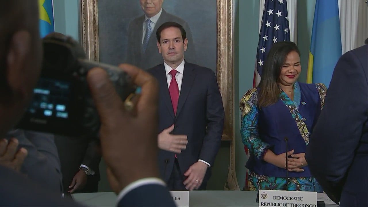 Sec. Rubio hosts DRC-Rwanda peace deal signing