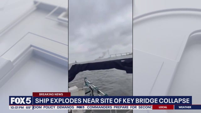 Baltimore cargo ship explosion near Key Bridge site: What we know
