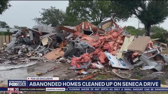 'We're not playing': Abandoned home demolished in Brevard County