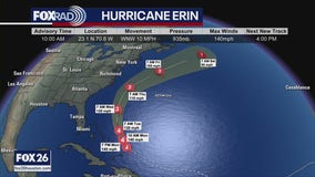 Hurricane Erin update Monday: Path, impacts