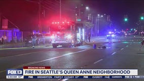 Fire in tiny home village in Seattle