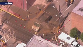 Ruptured gas line in Union City, NJ