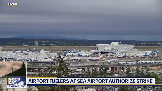150 air fuelers at SEA Airport authorize strike
