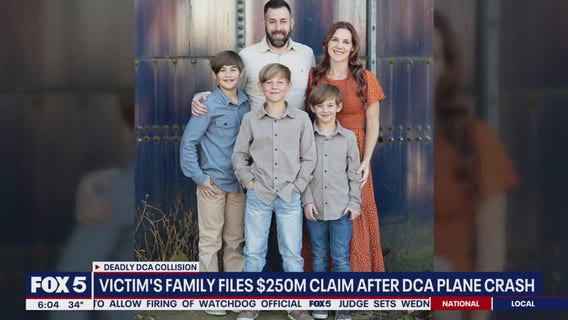 Family of DCA plane crash victim files $250M claim against US Army, FAA