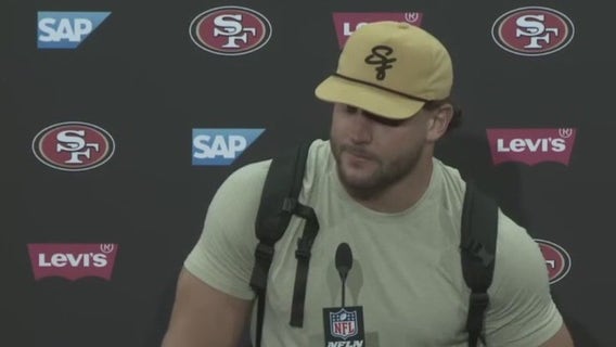 49ers' Nick Bosa fined for 'Make America Great Again' hat in postgame interview