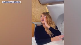 Mariah Carey gives early taste of holiday season