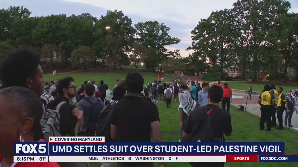 UMD to pay $100K in settlement over pro-Palestinian vigil dispute
