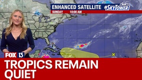 Tropics remain quiet