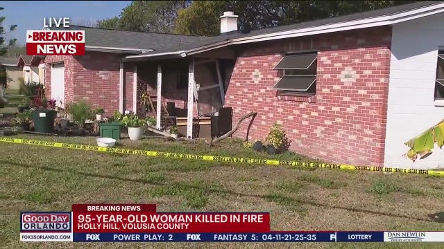 95-year-old woman, dog, killed in Holly Hill house fire: officials