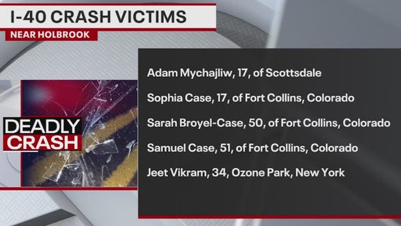 5 people killed in crash on Interstate 40 amid detour