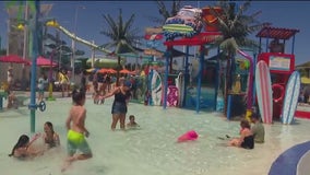 Crowds beat the heat at Dublin's 'The Wave' water park