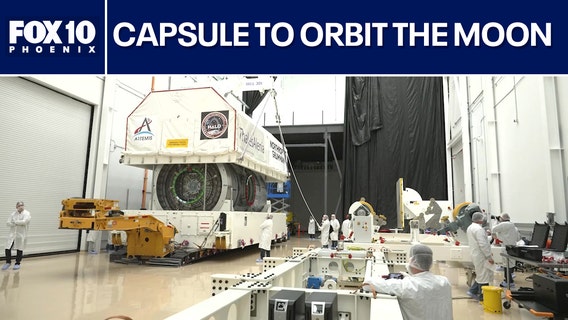 First capsule to orbit the Moon previewed in Gilbert