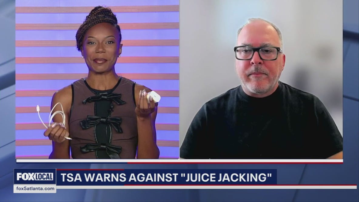TSA warns travelers against "juice jacking"