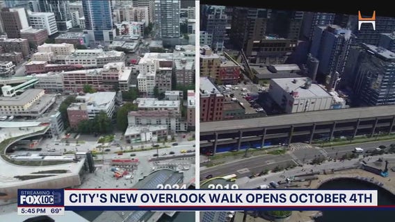 Seattle's new overlook walk opens Oct. 4
