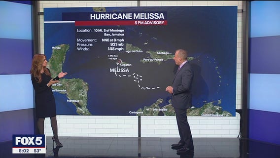 Hurricane Melissa slams Jamaica with 185 mph + winds: Latest
