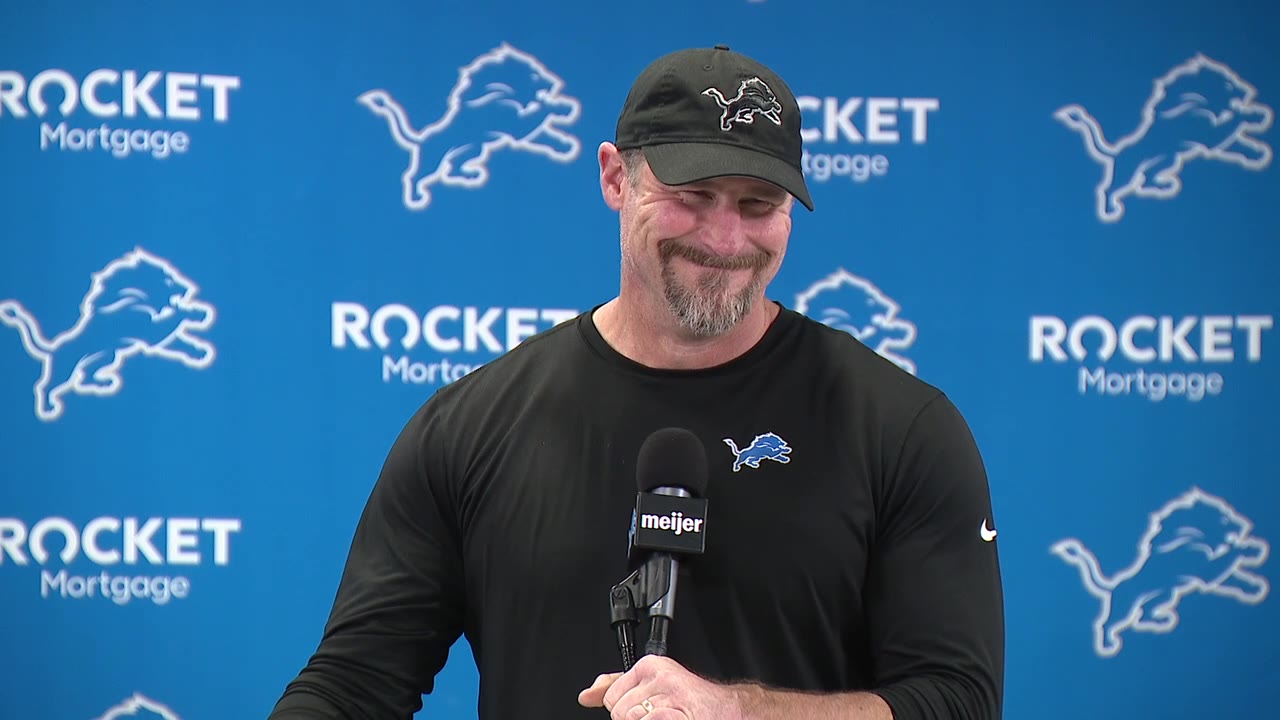 Dan Campbell talks bye week plans & possibly losing his Coordinators