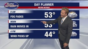 Rainy Wednesday ahead of possible snowflakes tomorrow