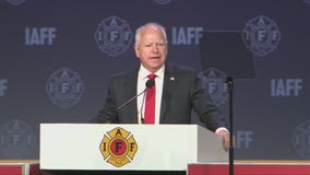 Tim Walz at Boston firefighter convention: We 'have your back' [FULL SPEECH]