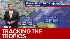 2 systems being monitored in tropics