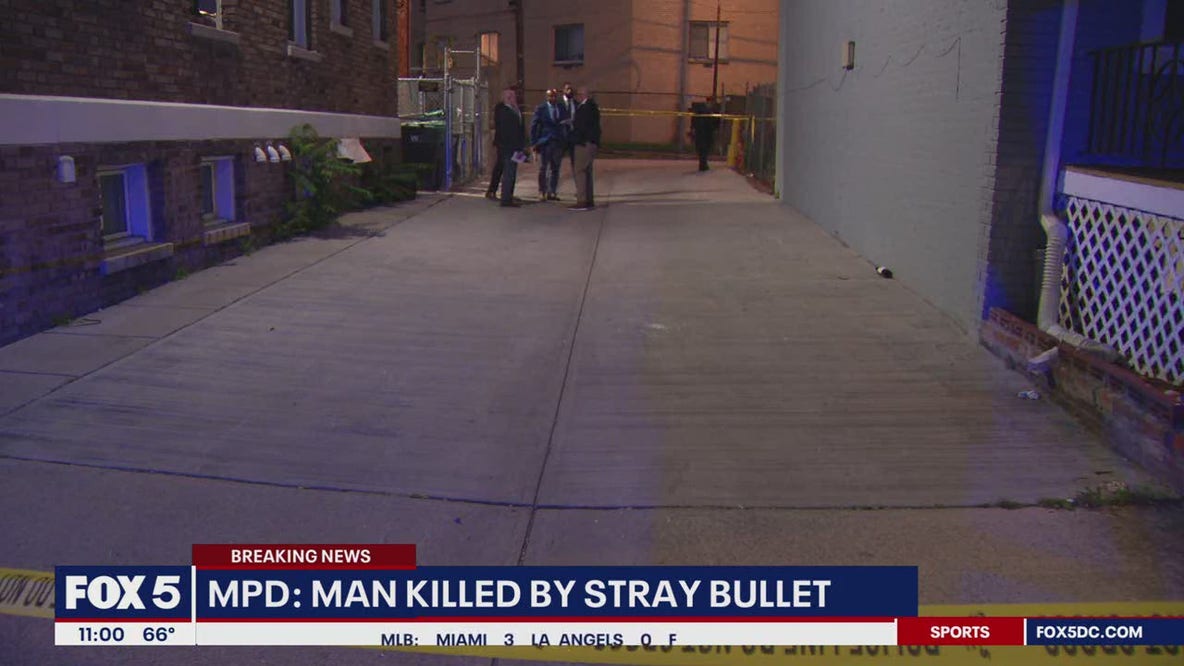 MPD: Man struck, killed by stray bullet